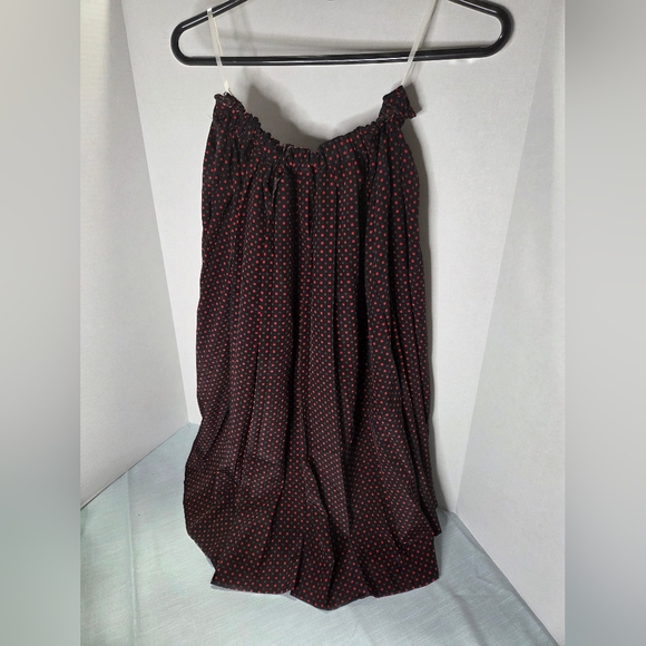 Koret Black Maxi Skirt with Red Dots Size 18w - Picture 1 of 3